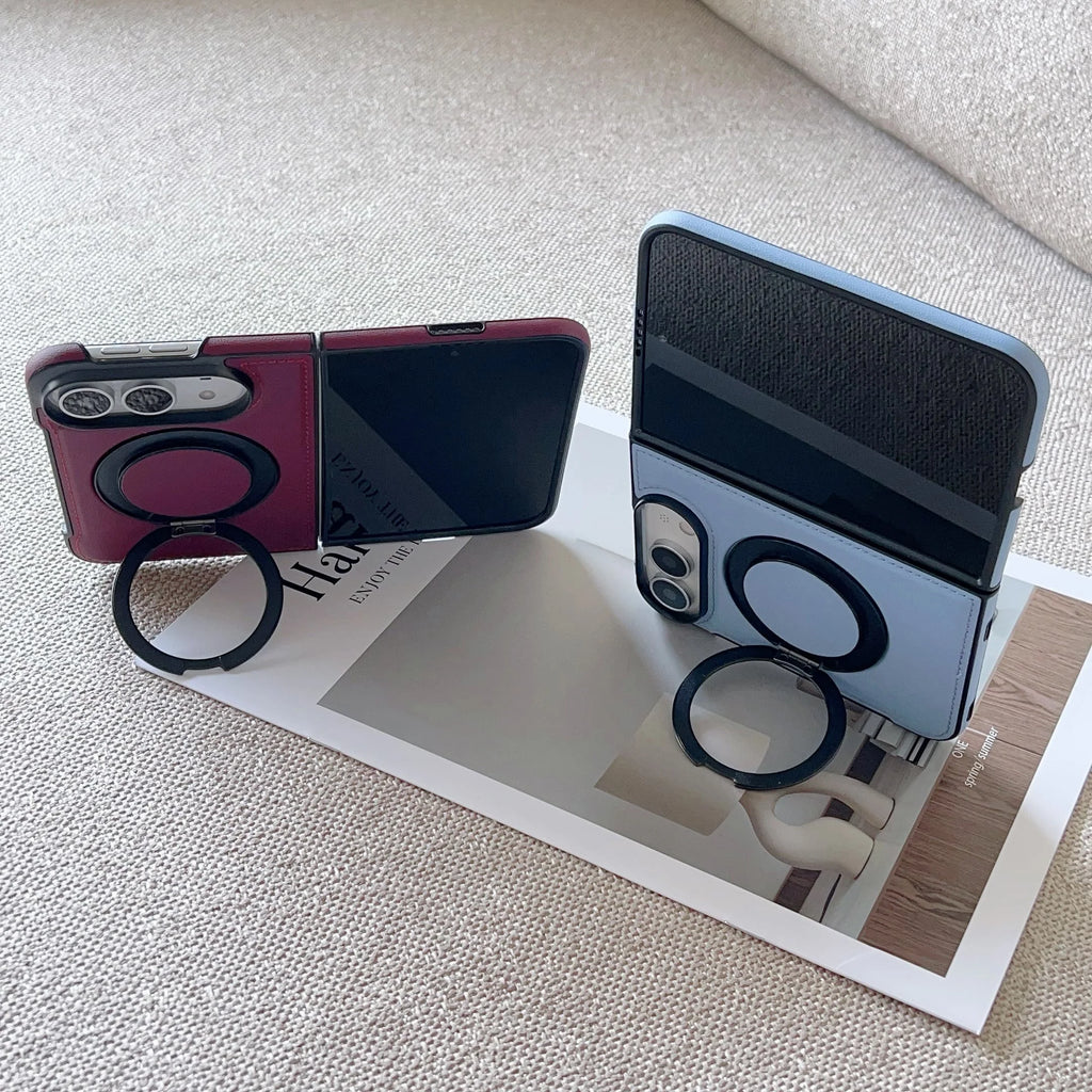 Rotating MagSafe Leather Case for iPhone Duo