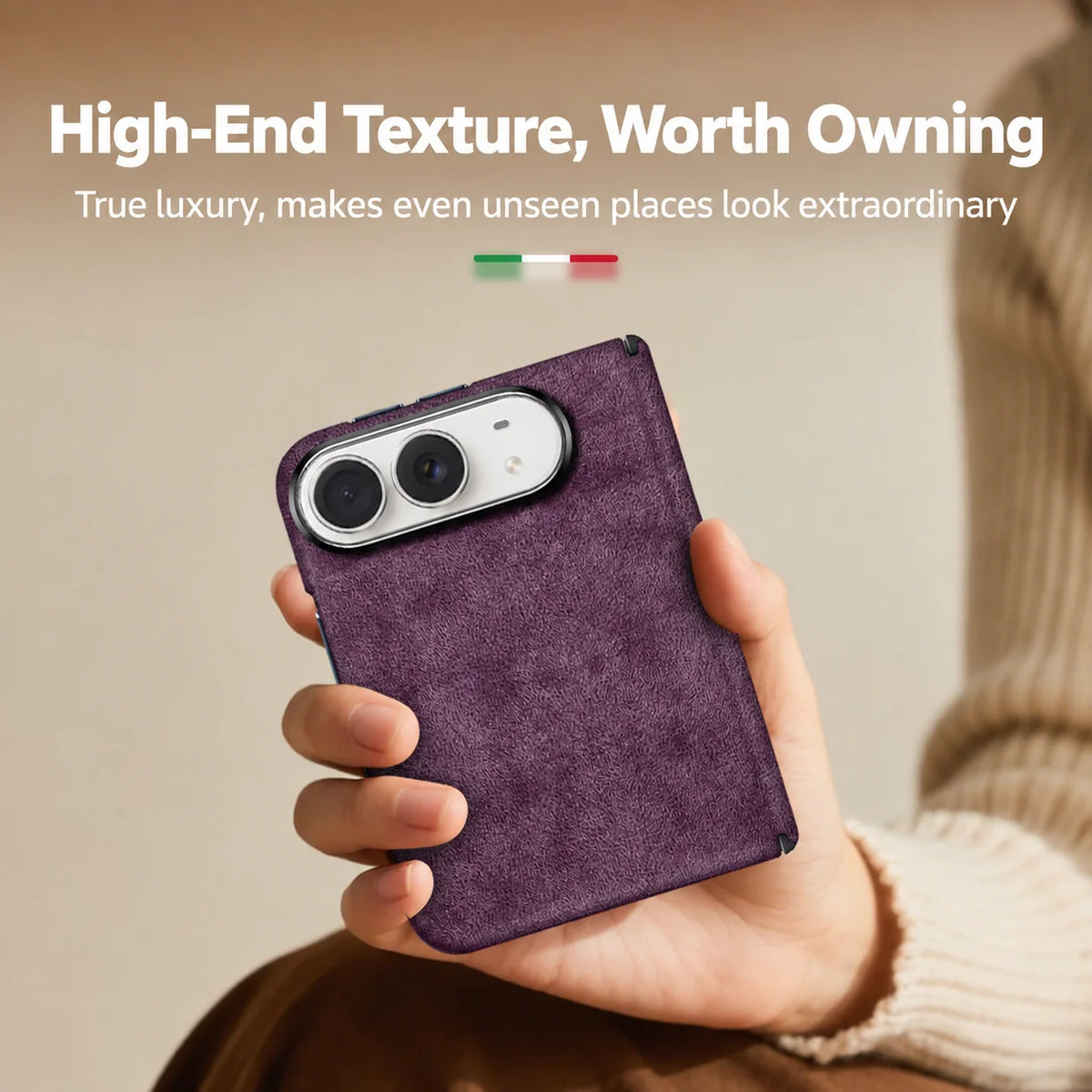Alcantara MagSafe Case for iPhone Duo
