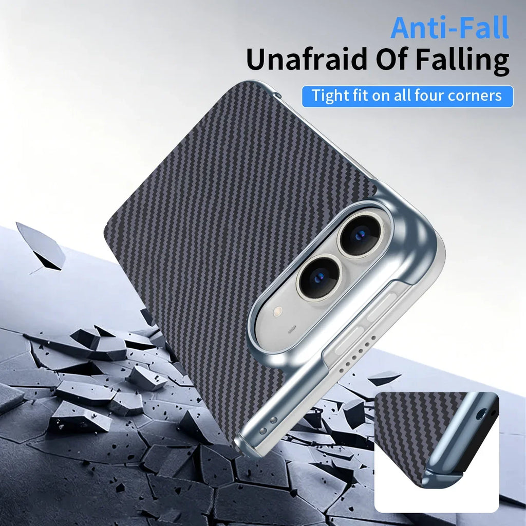 Carbon Case with Front Film for iPhone Duo