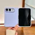 For iPhone Duo Case Fashion Solid Pure Color Frosted Slim Matte Phone Case for iPhone Duo 18 Fold Hard Shockproof Back Covers