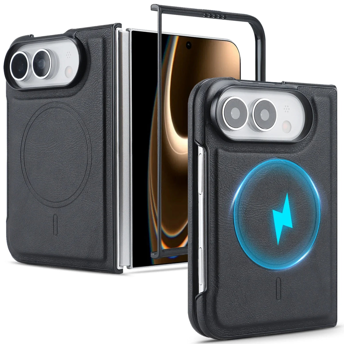Business Leather MagSafe Case for iPhone Duo