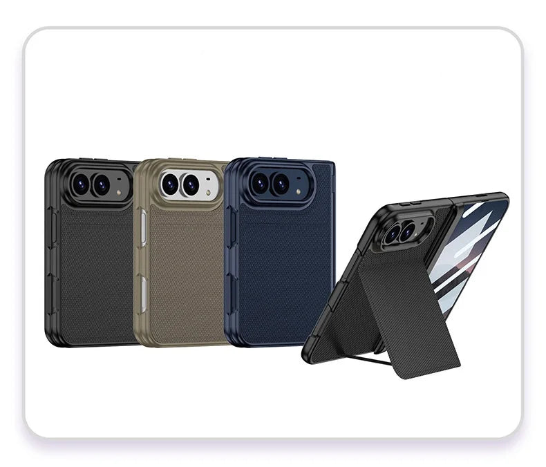 Woven MagSafe Case with Tempered Glass for iPhone Duo