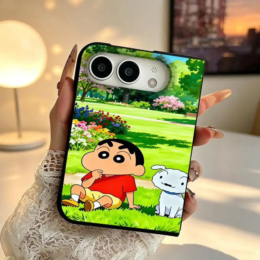 Phone Cover Case for Apple iPhone Duo 18Pro Max 18 Pro Shins‑Chans Collage