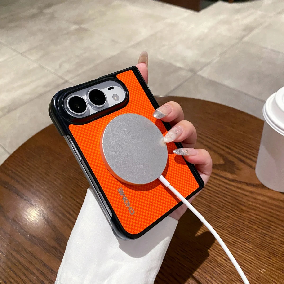 For IPhone Duo Case Luxury Leather Magnetic Phone Case for IPhone Duo 2026 TPU Silicone Shockproof Protective Back Cover