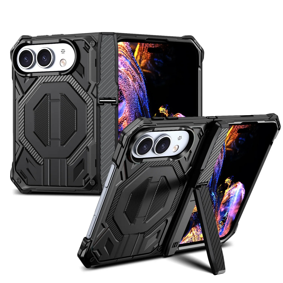 Rugged MagSafe Hinge Case for iPhone Duo