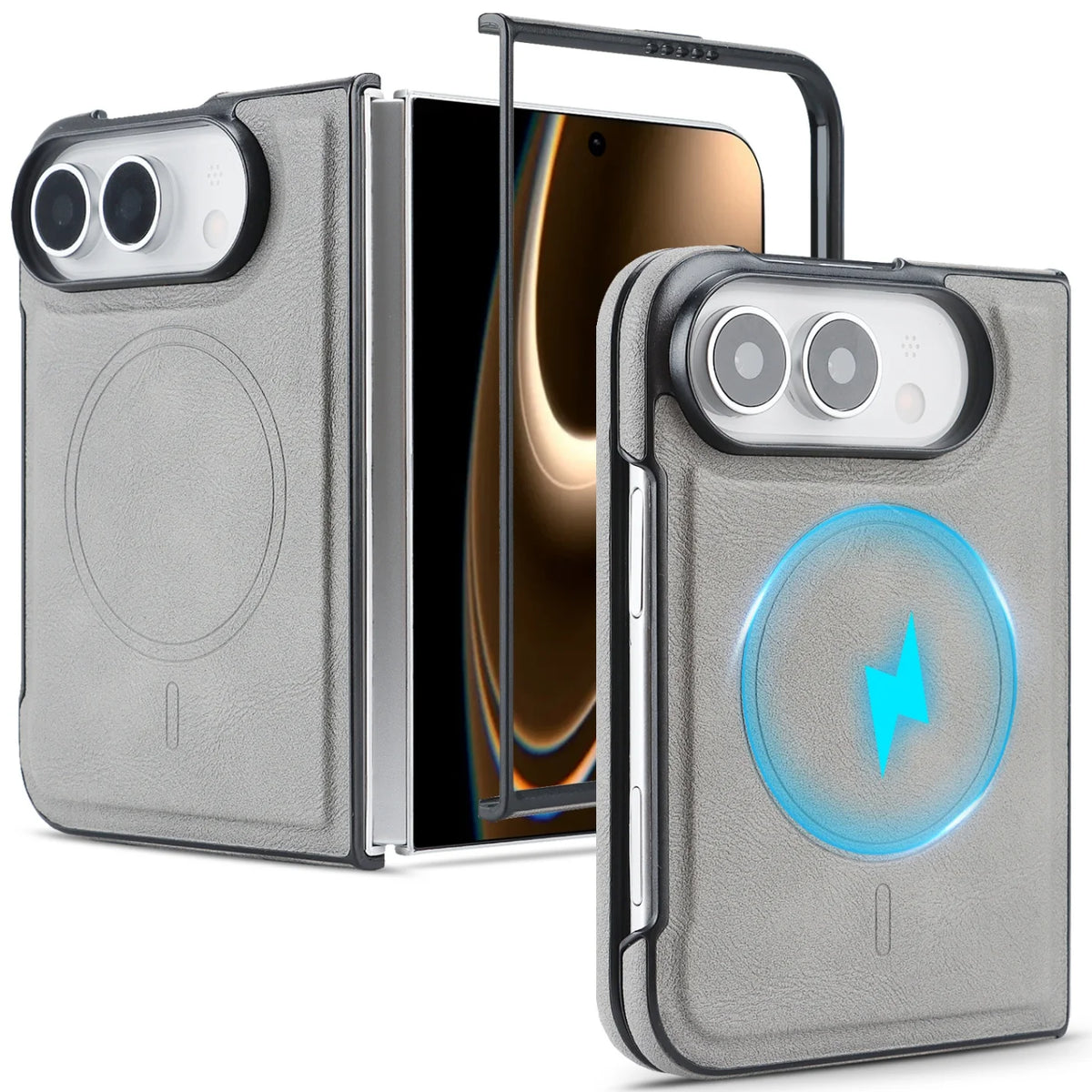 Business Leather MagSafe Case for iPhone Duo