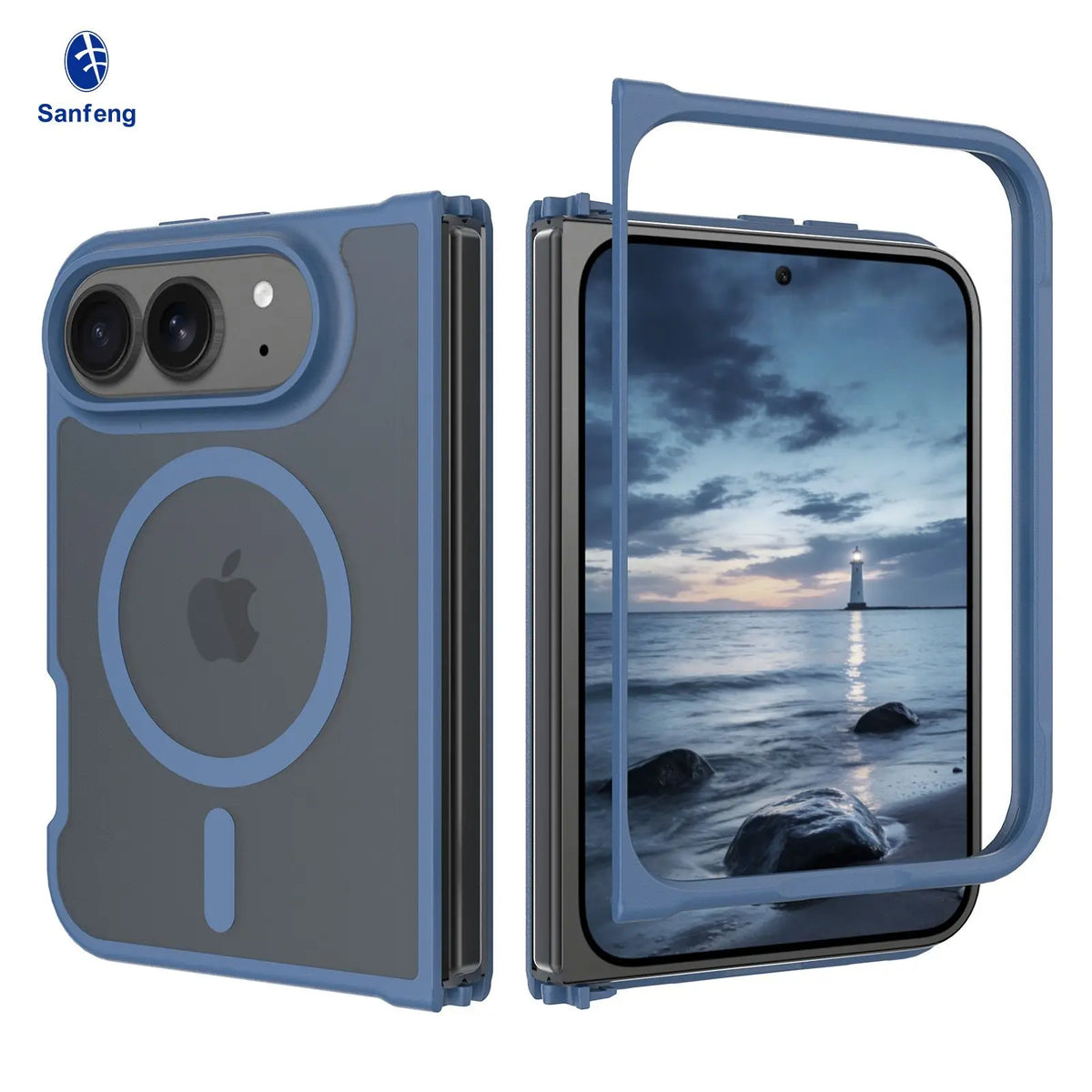 Matte Acrylic MagSafe Case for iPhone Duo