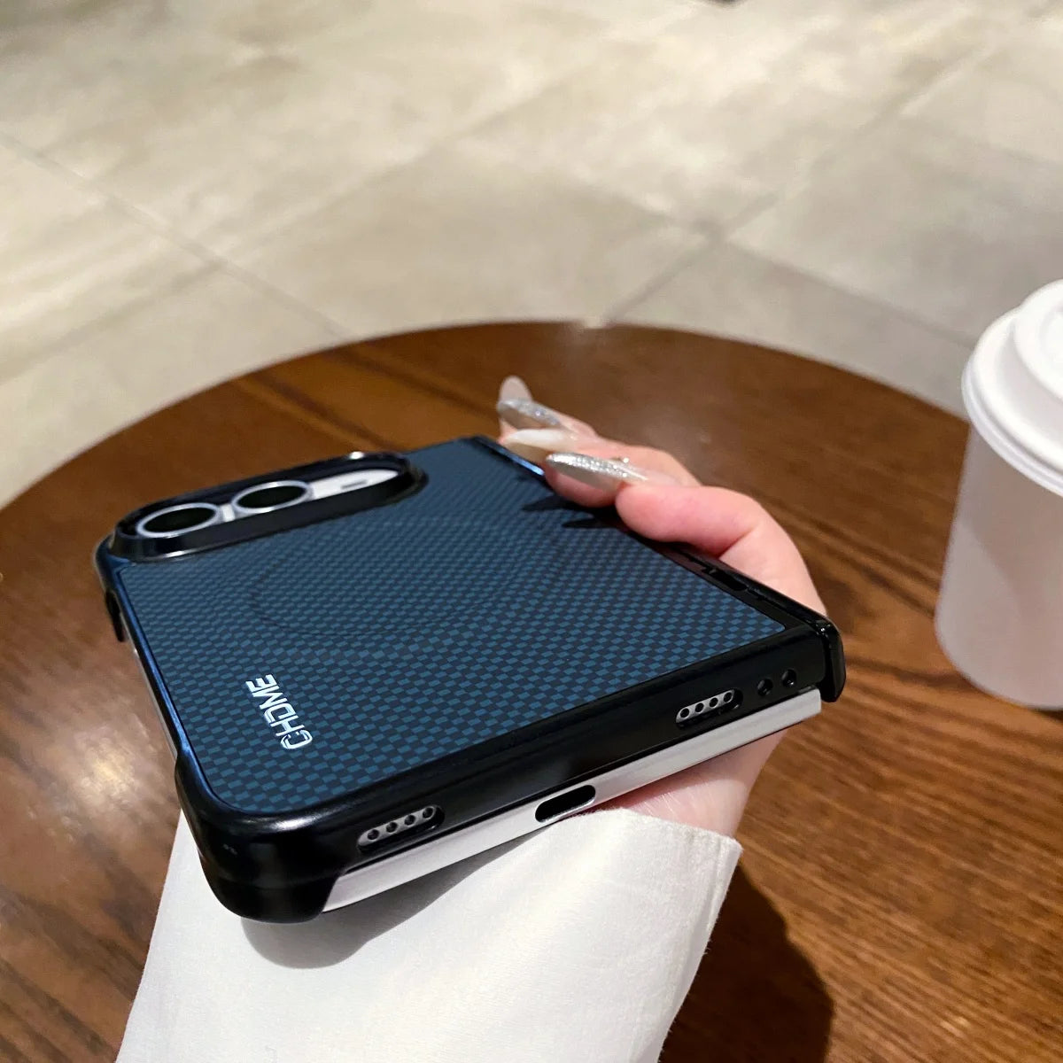 For IPhone Duo Case Luxury Leather Magnetic Phone Case for IPhone Duo 2026 TPU Silicone Shockproof Protective Back Cover