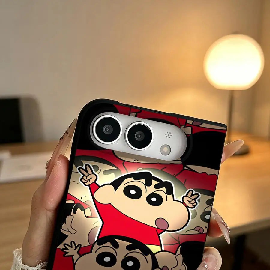 Phone Cover Case for Apple iPhone Duo 18Pro Max 18 Pro Shins‑Chans Collage