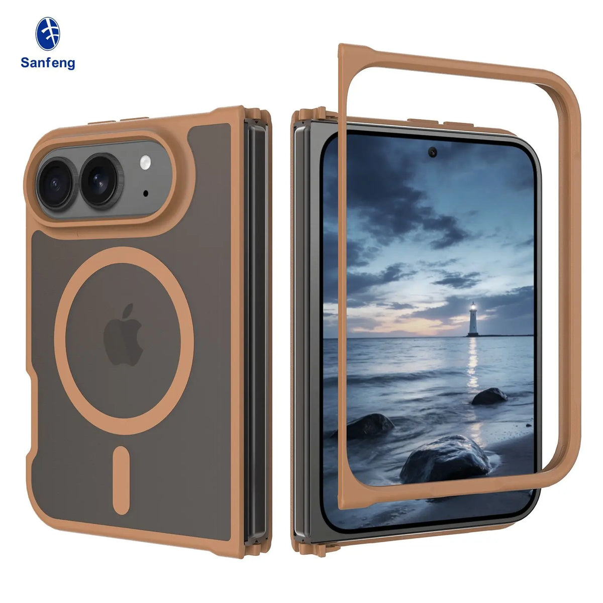 Matte Acrylic MagSafe Case for iPhone Duo