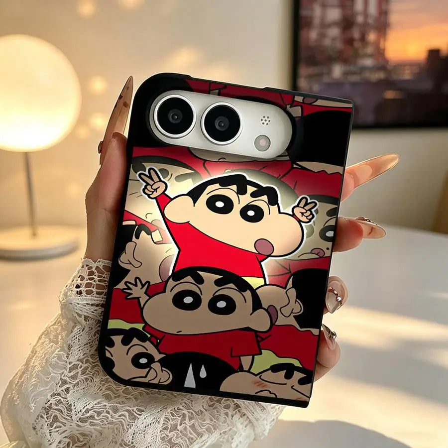 Phone Cover Case for Apple iPhone Duo 18Pro Max 18 Pro Shins‑Chans Collage