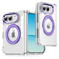 Clear MagSafe Case with Rotating Stand for iPhone Duo