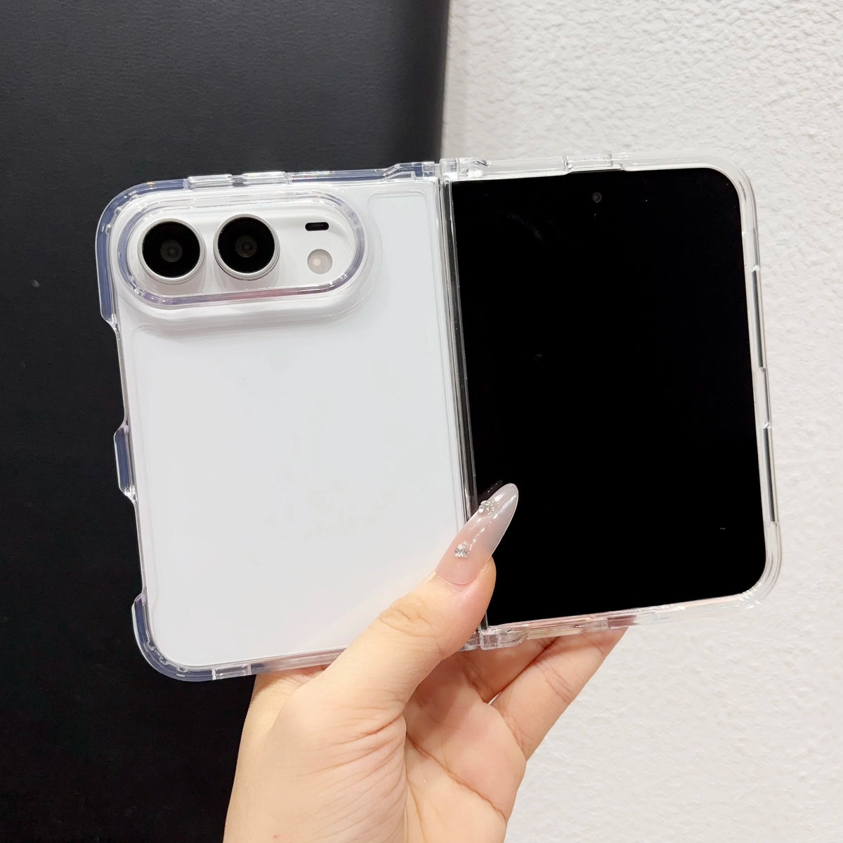 Clear Acrylic Protective Case for iPhone Duo
