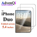 Screen Protector For iPhone Duo Folded Screen 5.4 Inches Tempered Glass HD 9H Transparent Clear Anti Scratch Case Friendly