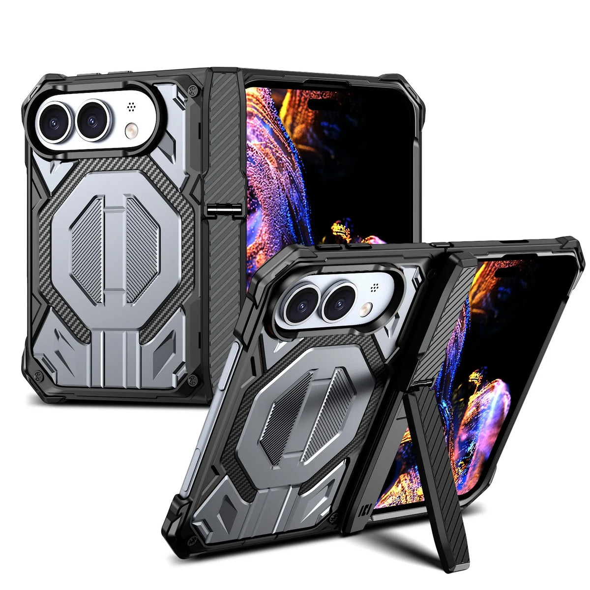 Rugged MagSafe Hinge Case for iPhone Duo