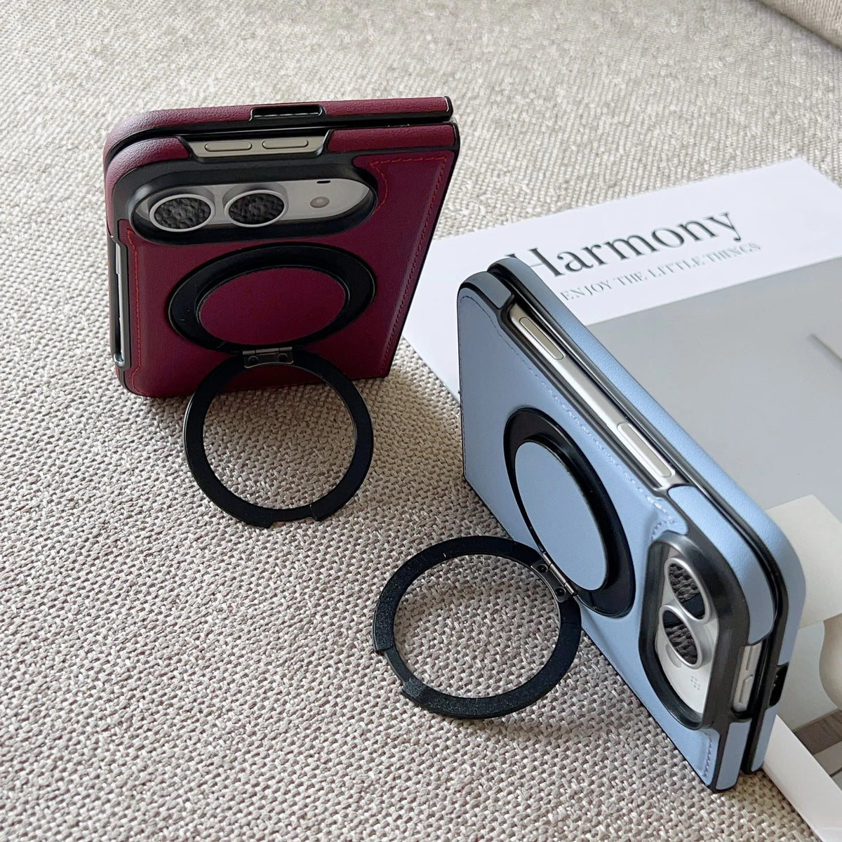 Rotating MagSafe Leather Case for iPhone Duo
