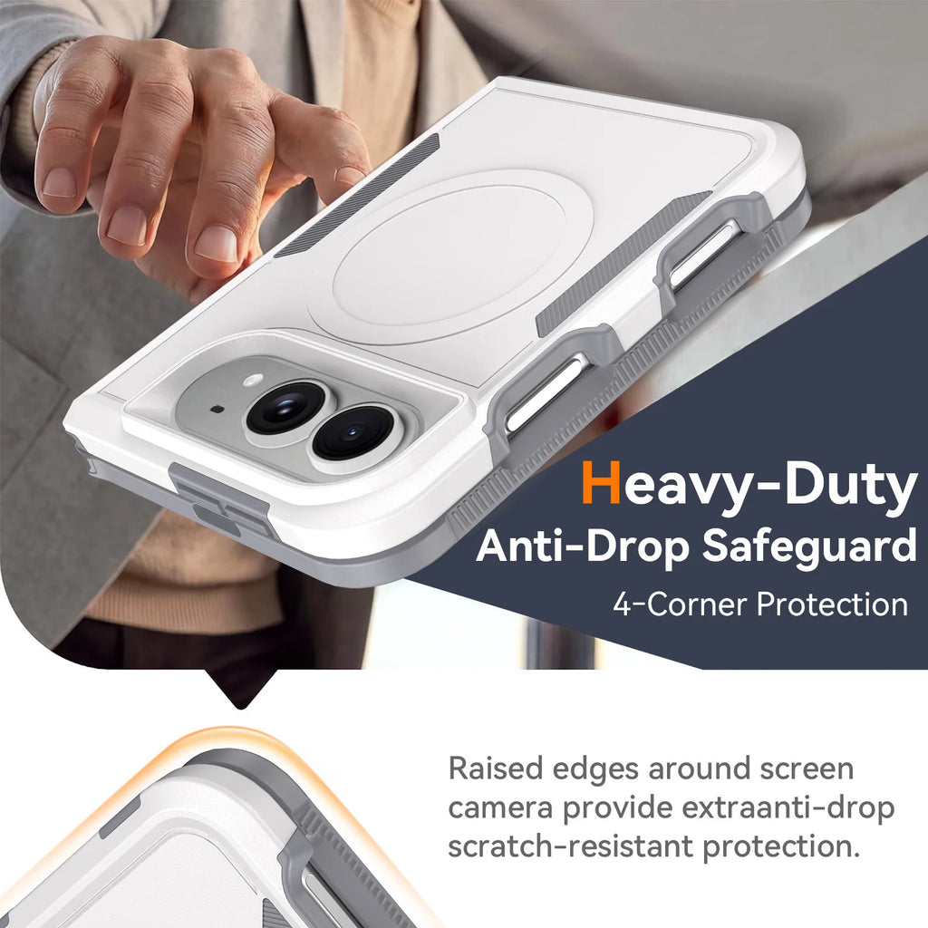 New Fashion Solid Color Anti-Fingerprint Fold Matte Magnetic Phone Case For iPhone Duo Supports Wireless Charging Sturdy Durable