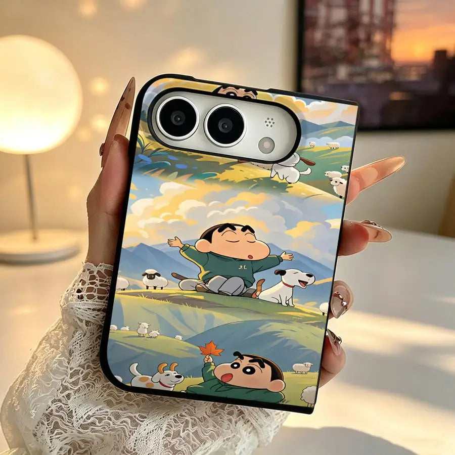Phone Cover Case for Apple iPhone Duo 18Pro Max 18 Pro Shins‑Chans Collage