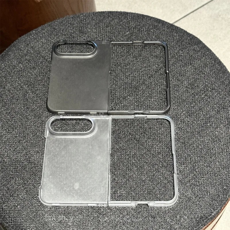For iPhone Duo Case Luxury Men Women Ultra Thin Slim Matte PP Cover for iPhone Duo 18 Fold Transparent Shockproof Cases