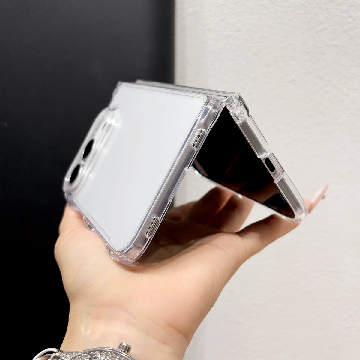 Clear Acrylic Protective Case for iPhone Duo