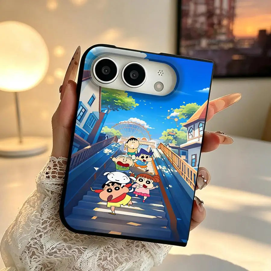 Phone Cover Case for Apple iPhone Duo 18Pro Max 18 Pro Shins‑Chans Collage