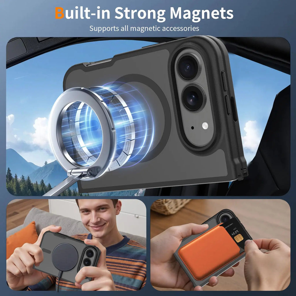Matte Acrylic MagSafe Case for iPhone Duo