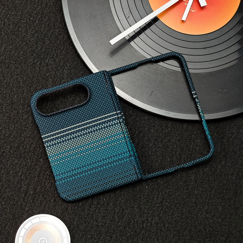Slim Carbon-Texture MagSafe Case for iPhone Duo