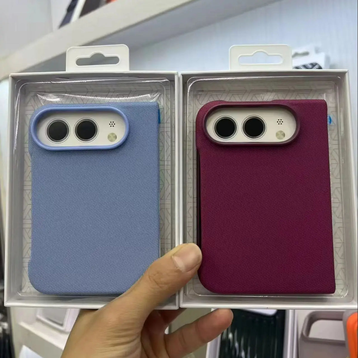 Woven MagSafe Case with Screen Film for iPhone Duo