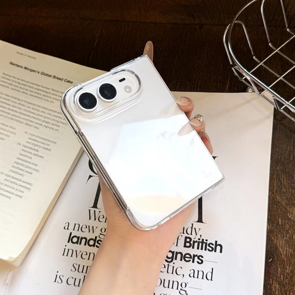 For iPhone Duo Case Luxury Men Women Ultra Thin Slim Matte PP Cover for iPhone Duo 18 Fold Transparent Shockproof Cases