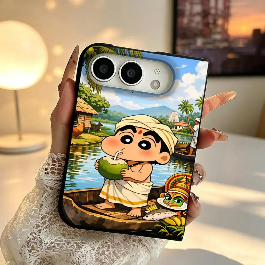 Phone Cover Case for Apple iPhone Duo 18Pro Max 18 Pro Shins‑Chans Collage