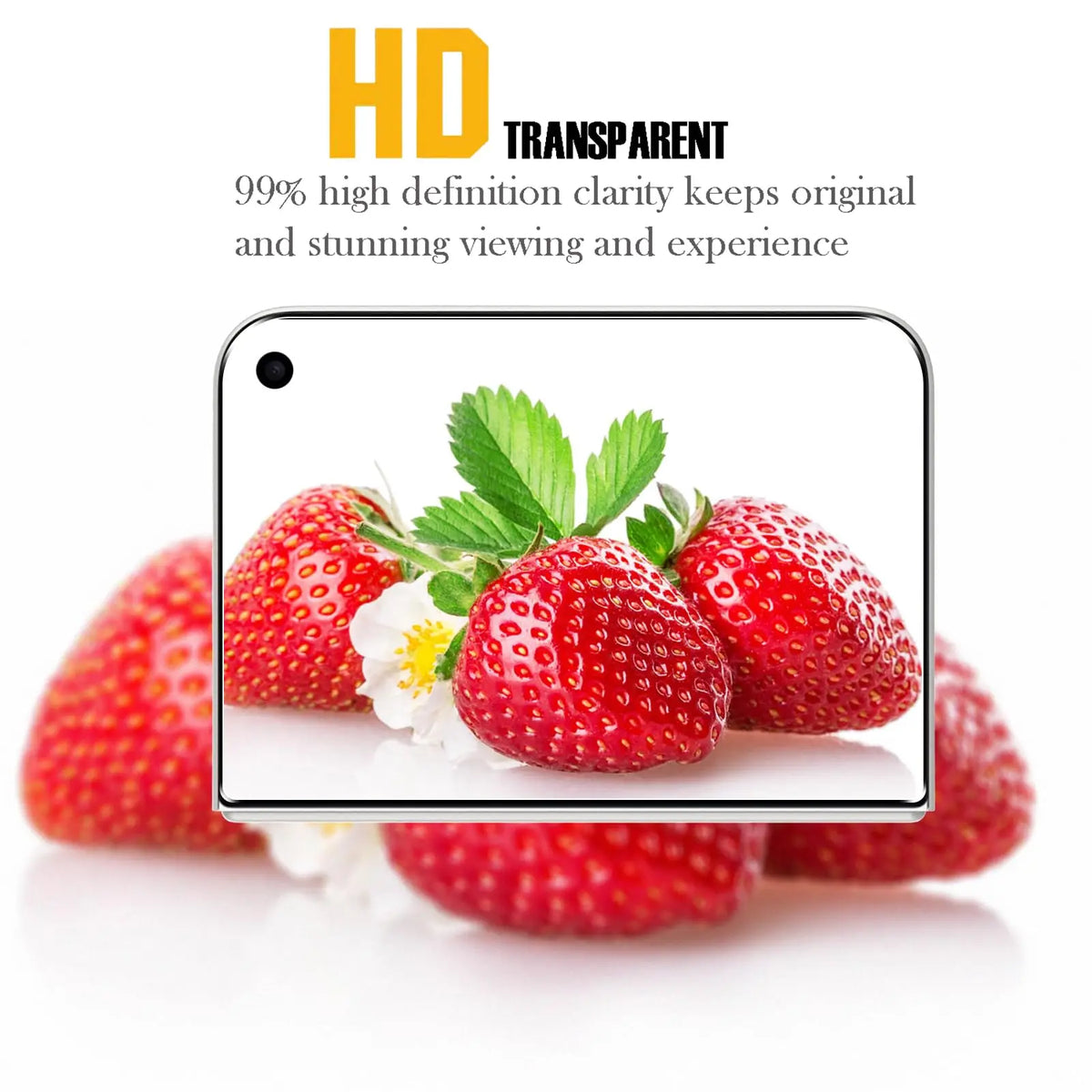 Screen Protector For iPhone Duo Folded Screen 5.4 Inches Tempered Glass HD 9H Transparent Clear Anti Scratch Case Friendly