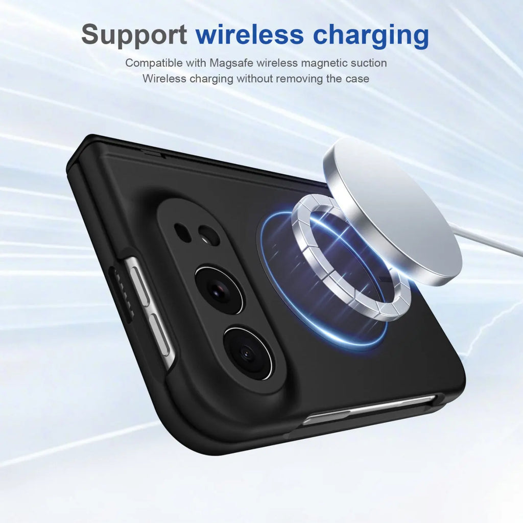 Frosted MagSafe Case with Screen Guard for iPhone Duo