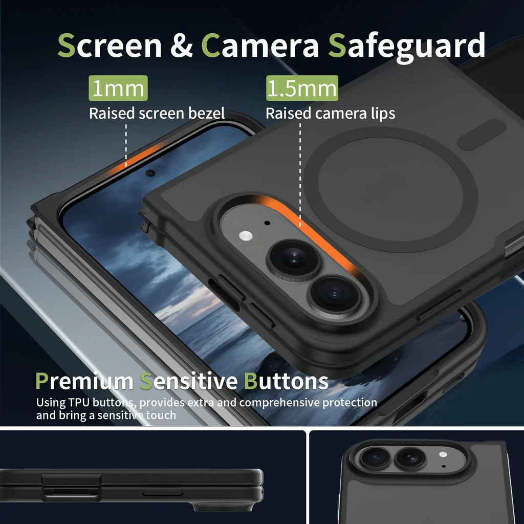 Matte Acrylic MagSafe Case for iPhone Duo