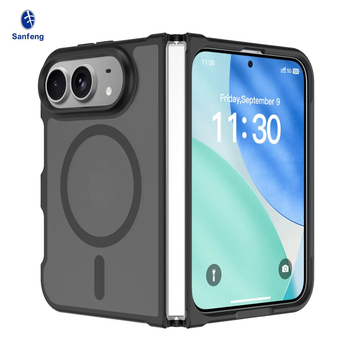 Matte Acrylic MagSafe Case for iPhone Duo