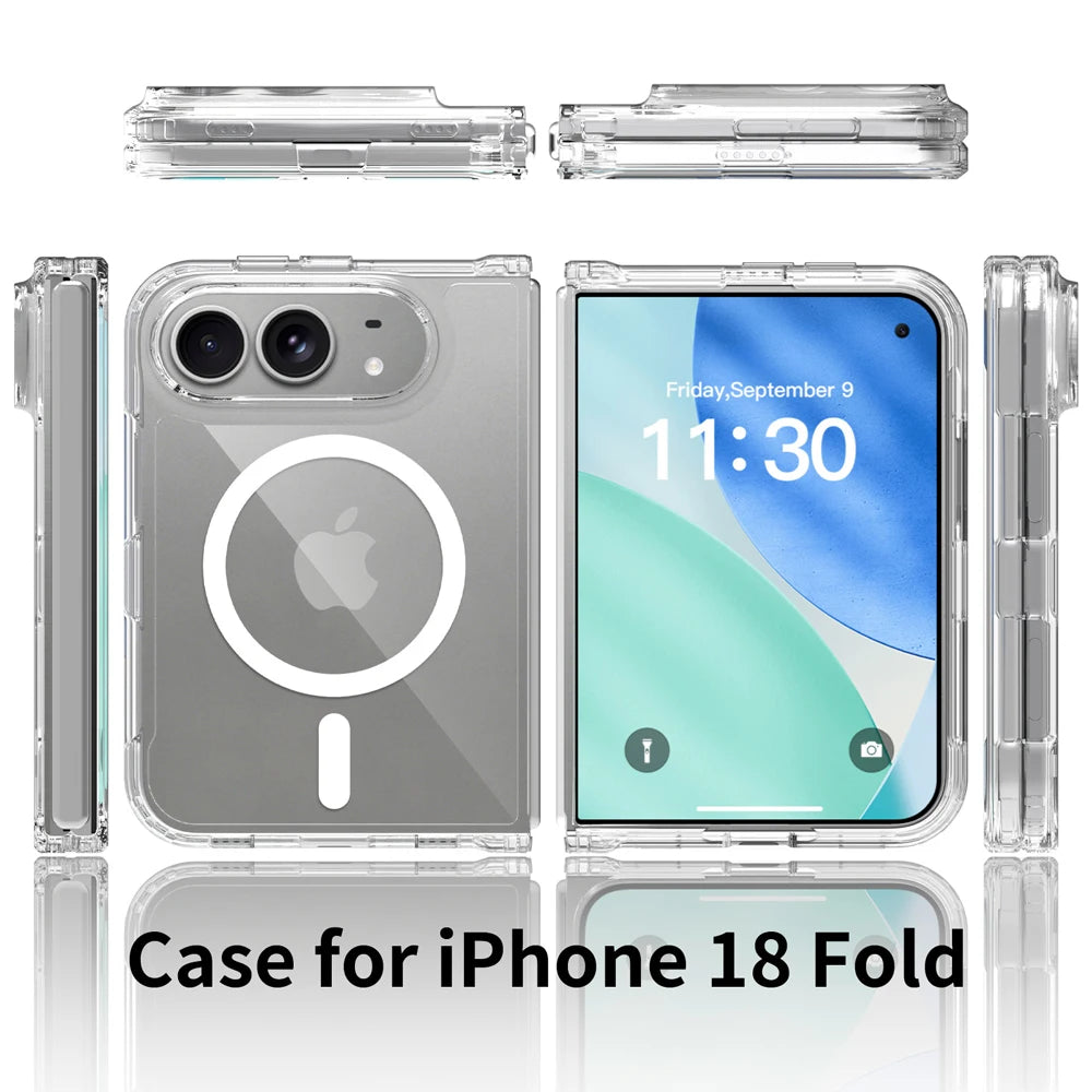 MagSafe Clear Shock Case for iPhone Duo